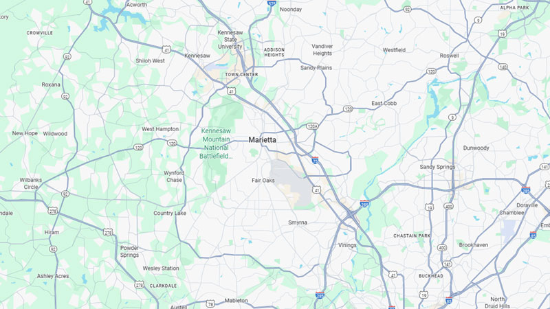 Service Area Map Image